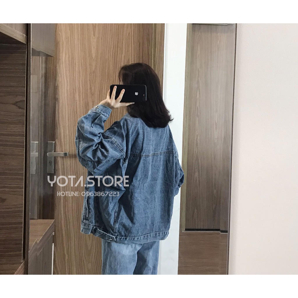 Áo khoác jeans trơn - CV14 | BigBuy360 - bigbuy360.vn