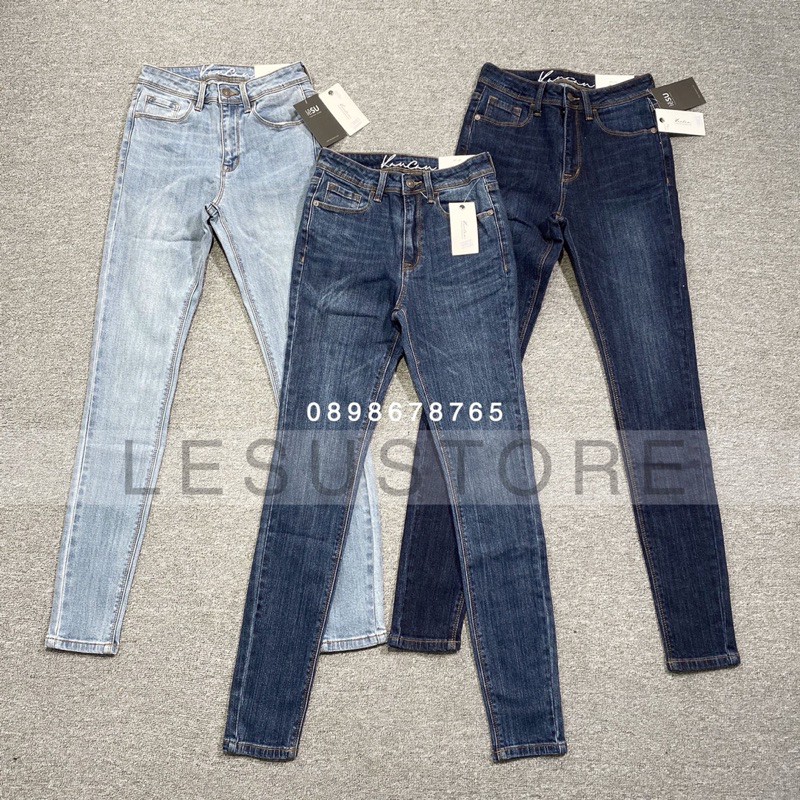 ẢNH TỰ CHỤP Skinny jeans trơn dài 94cm