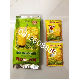 Combo 4 gói bột đậu xanh Hoa An 500g