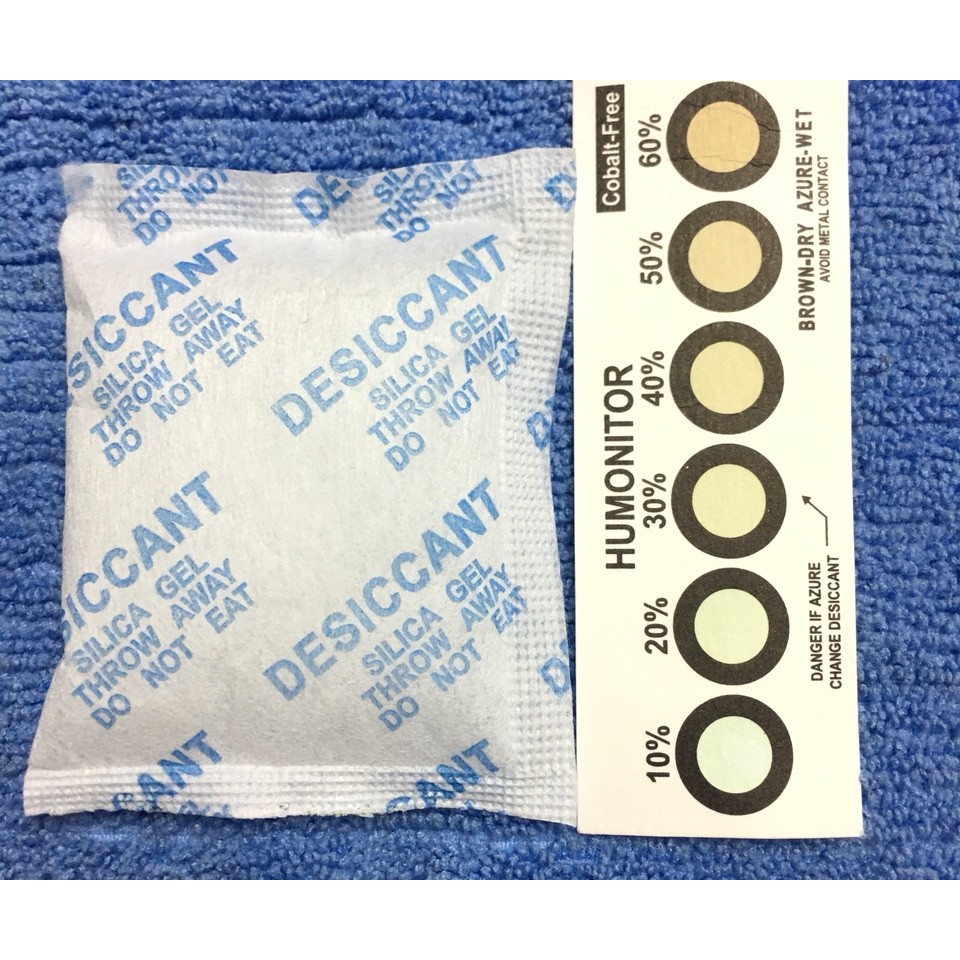 Combo túi zip và gói hút ẩm silica gel bảo quản, lưu trữ film