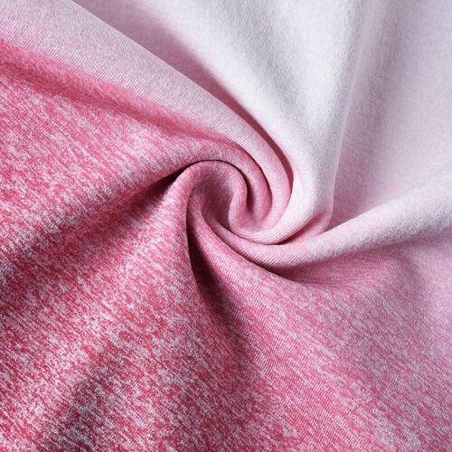 Áo thun croptop phối màu gradient phong cách thể thao