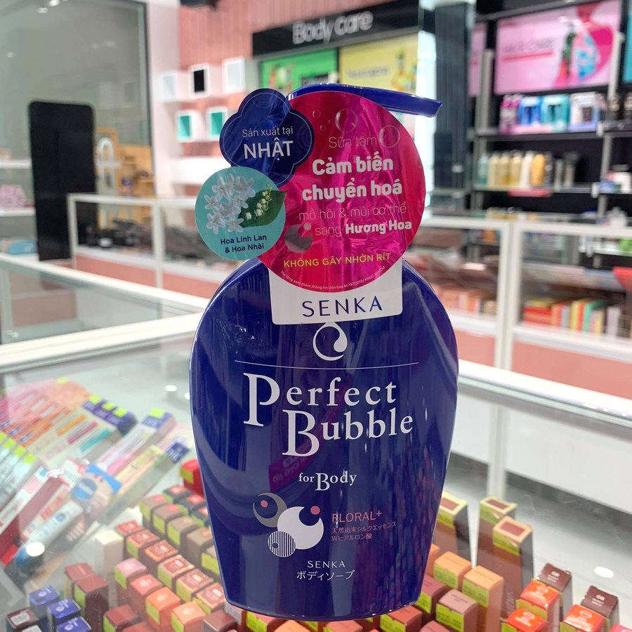 Sữa Tắm Tạo Bọt Senka Perfect Bubble For Body Floral 500ml - 9348