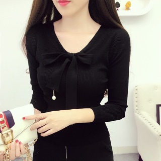Áo thun gân len hạt châu 🔥🔥🔥ch