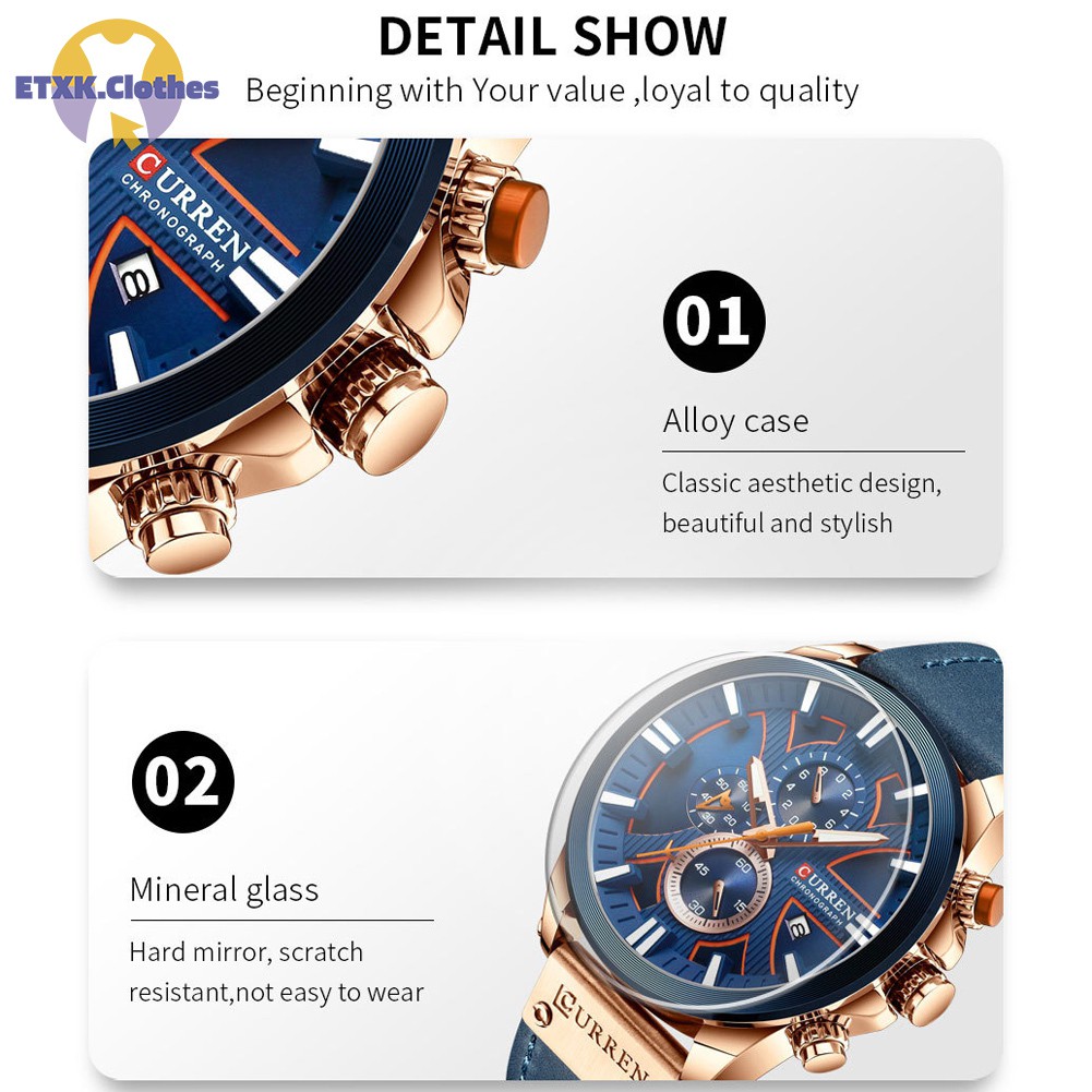 Đồng Hồ Thể Thao Nam Đa Năng Chống Thấm Nước Curren 8346 | BigBuy360 - bigbuy360.vn