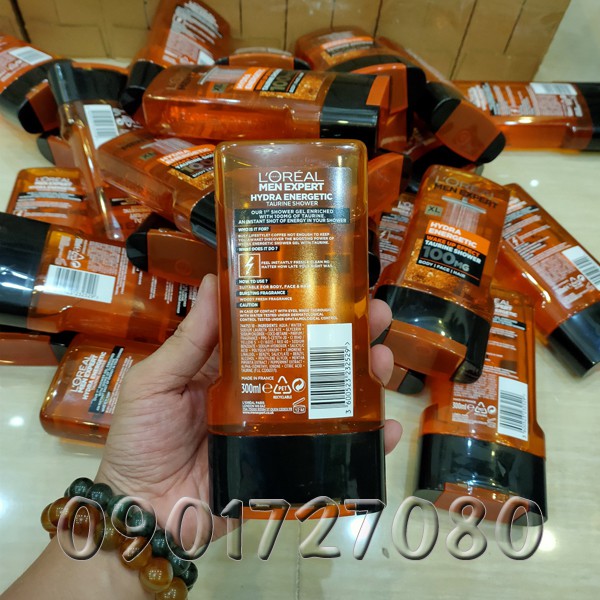 Sữa tắm Loreal Hydra Energetic - Pháp