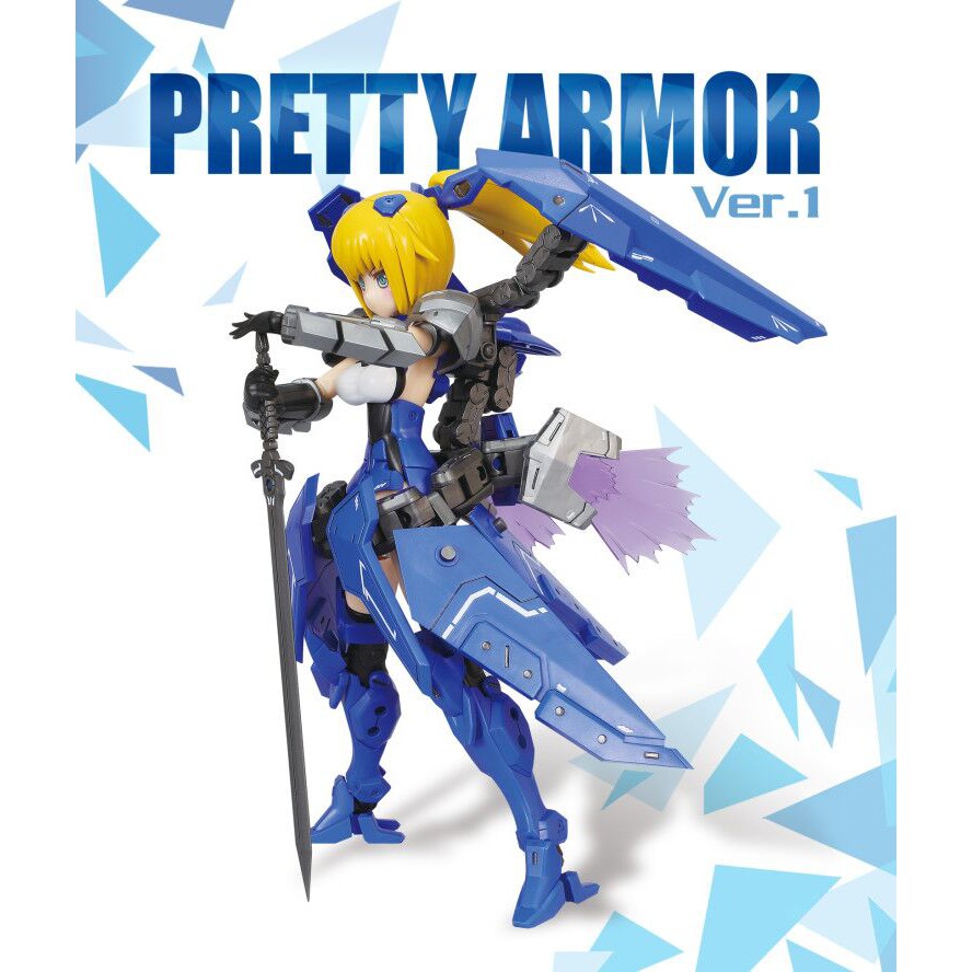 Mô hình lắp ghép Pretty Armor Girl ver.1 Blue - PA model