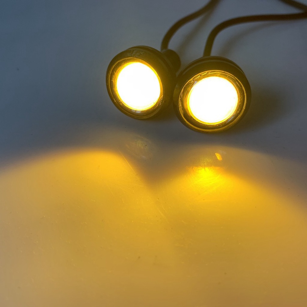 Xi Nhan Kiểu Cúc Áo Cho Xe Máy Chip Led 1 Đôi