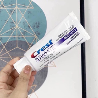 |2.2%phí| sẵn set 3 tuýp kem đánh trắng răng crest 3d white + tặng 3 tuýp nhỏ 20g