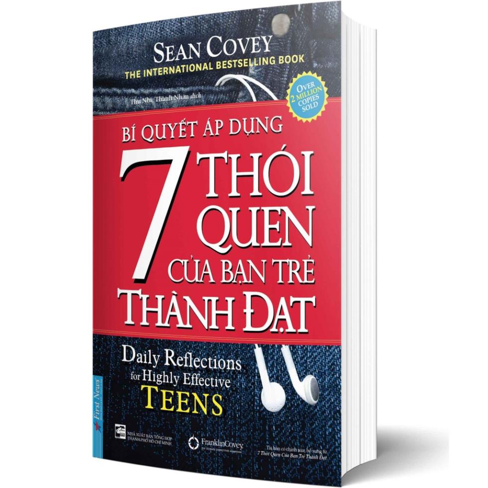 Sách- Bí quyết áp dụng 7 thói quen của bạn trẻ thành đạt (khổ nhỏ) - First News
