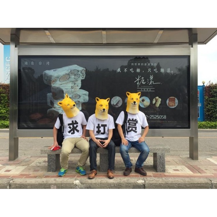 MẶT NẠ CHÓ NGÁO - MẶT NẠ CHÓ VÀNG -Mặt Nạ Hóa Trang Hình Đầu Chó Husky Vui Nhộn HÓA TRANG CAO CẤP HALLOWEEN