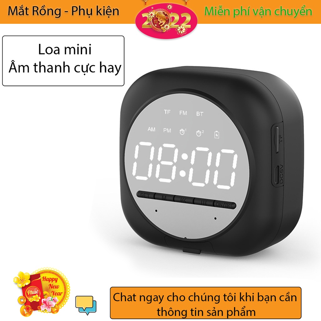 [Âm thanh cực hay] Loa bluetooth Q12 xinh xắn và dễ thương độc đáo và sáng tạo - màn hình led