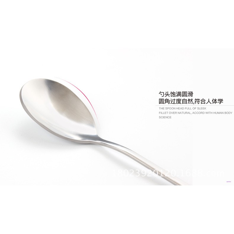 Muỗng cà phê cán dài hình trái tim bằng thép không gỉ