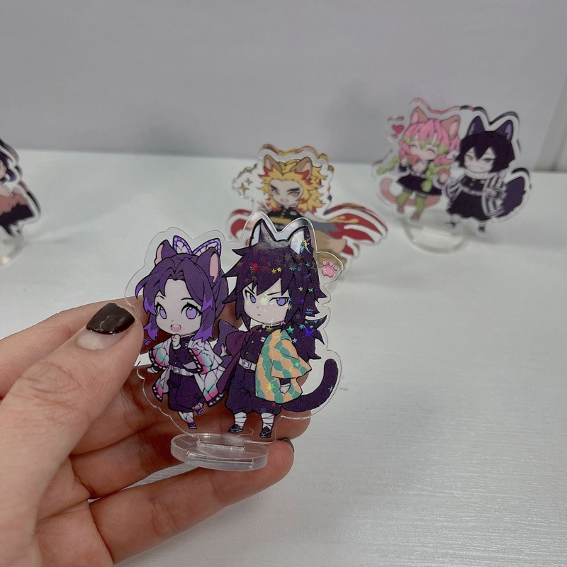 Mô Hình Nhân Vật Kimetsu No Yaiba Có Giá Đỡ Bằng Nhựa Acrylic Để Bàn Trang Trí