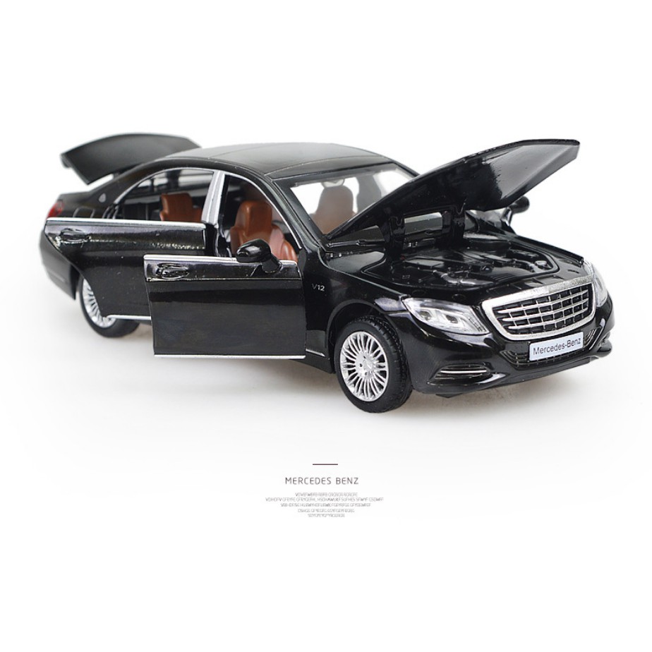 Ô tô Mô Hình Mercedes-Benz S600 Maybach tỉ lệ 1:36 Màu đen