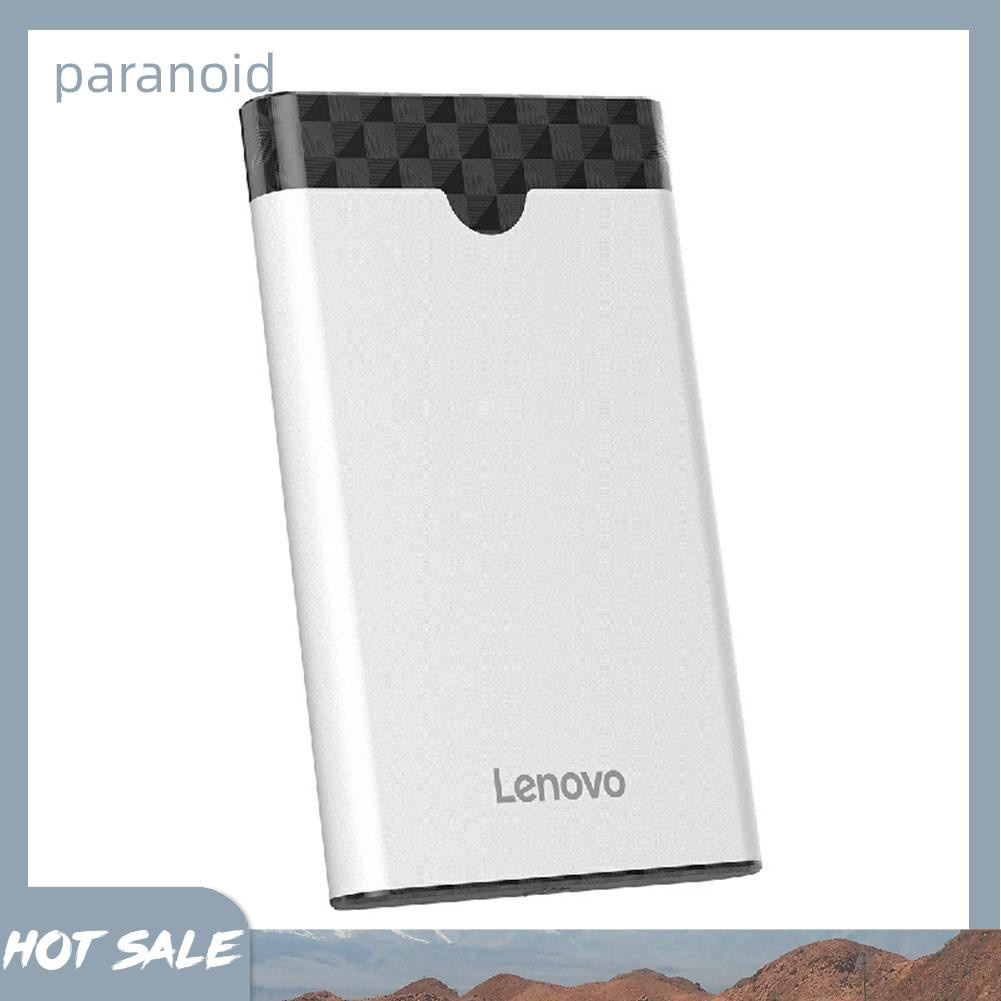 Vỏ Ổ Cứng Ngoài Paranoid Lenovo S-03 USB 3.1 SATA HDD SSD Box 6Gbps 2.5 inch Ốp