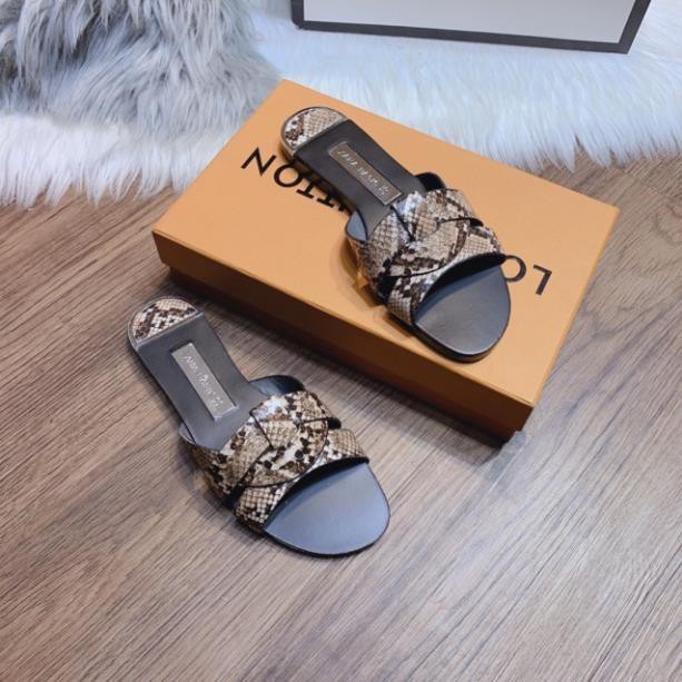 |  Sales T8 | HOT SALE Dép zara vân rắn quai xoắn fullbox Đẹp Xịn . 2020 new nn