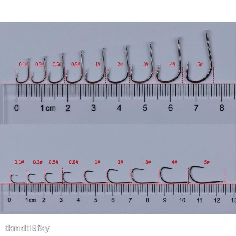 Siêu Rẻ Bộ 500 móc câu cá Kanto mới không có ngạnh bằng chất liệu nhiều carbon