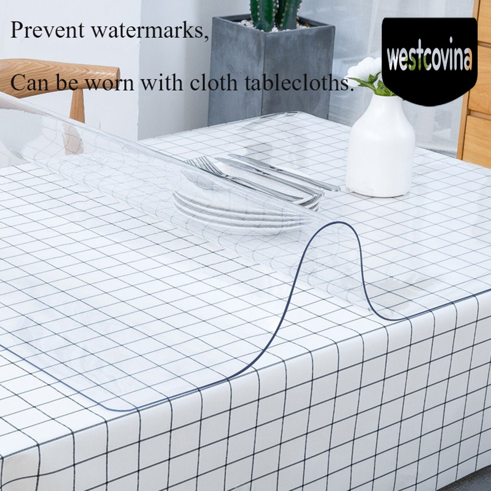 [Hot]☀ Khăn Trải Bàn Trong Suốt Mềm Mại Trang Trí Nhà Cửa