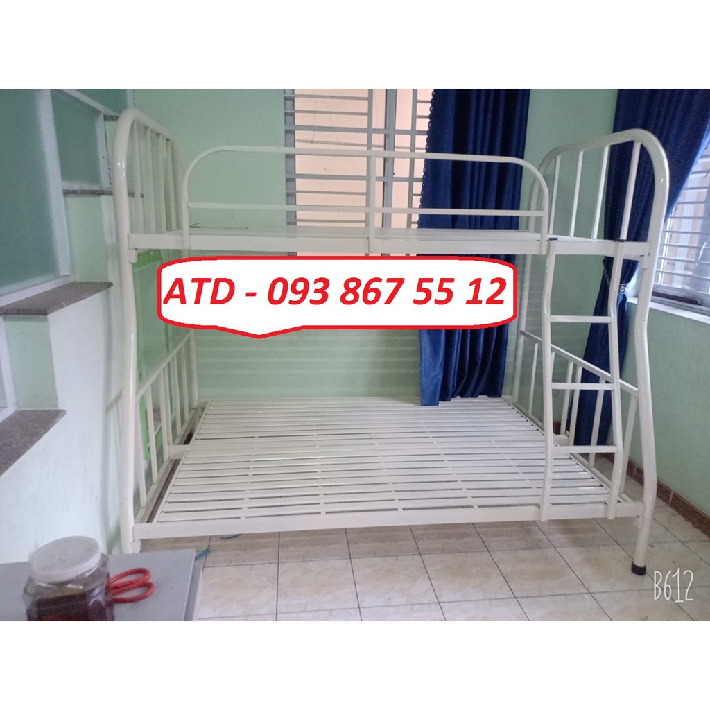 GIƯỜNG TẦNG SẮT NGƯỜI LỚN 1M 1M2 1M4 1M6 DÀI 2M