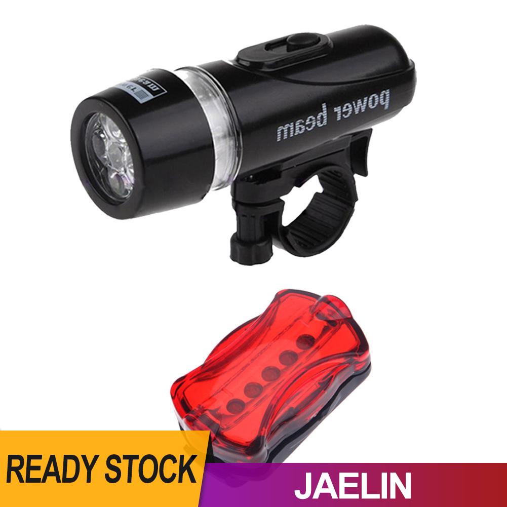 Đèn pha 5 bóng LED + đèn hậu chuyên dụng cho xe đạp leo núi