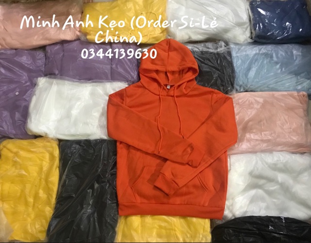 Áo hoodie lót nỉ