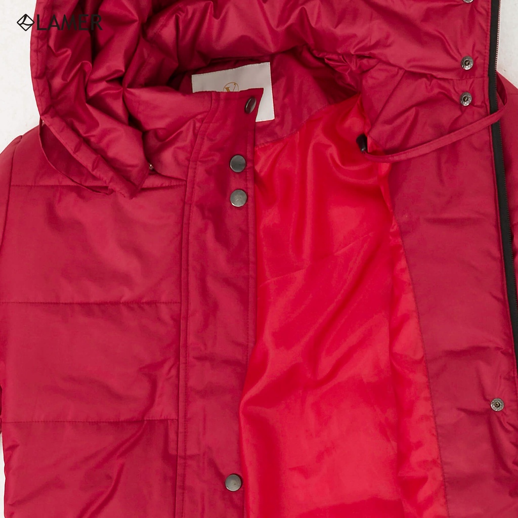 Áo phao nữ dáng dài 2 túi ốp LAMER V65P20T020 (Nhiều màu)