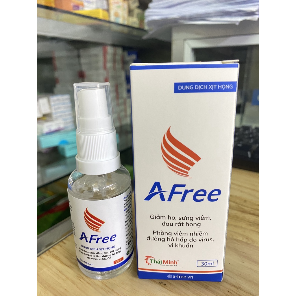 Xịt họng AFREE - Giảm ho đau rát họng