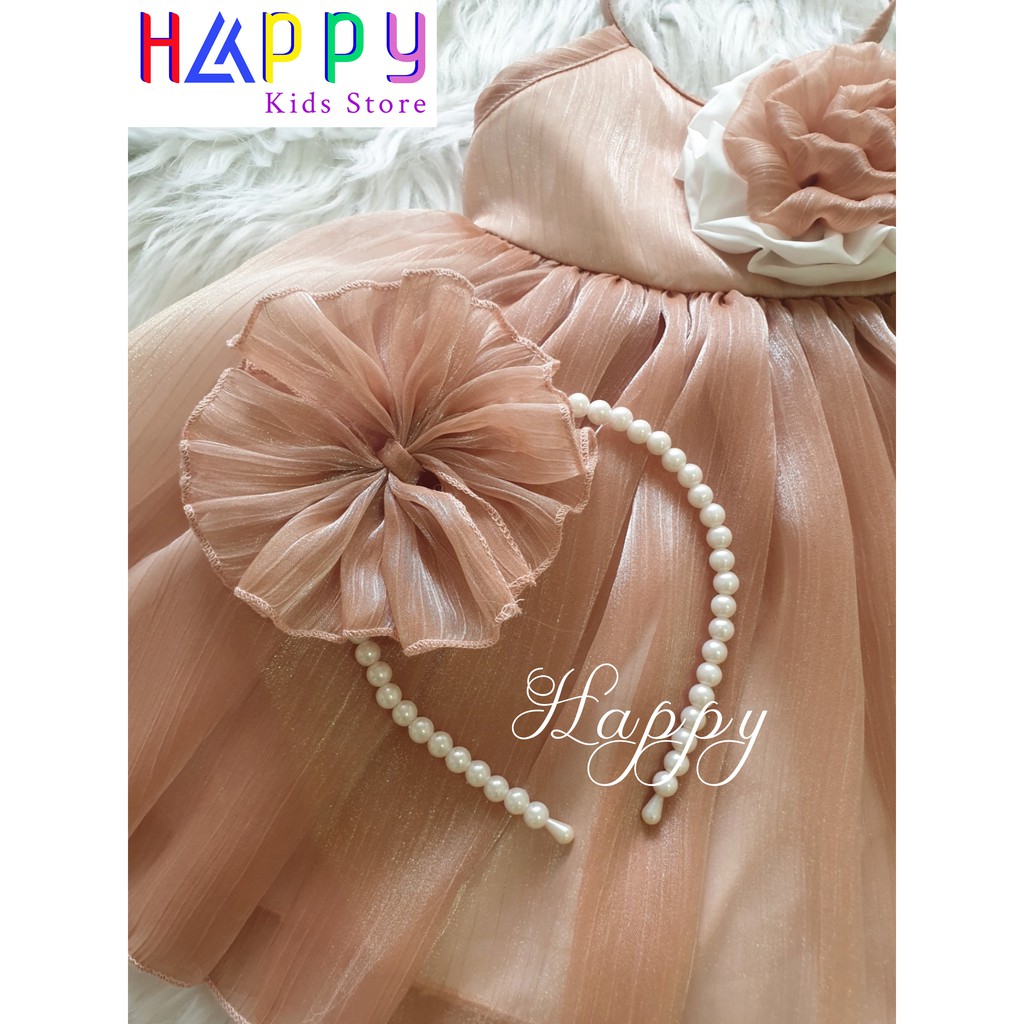 Đầm yếm bé gái Happy [Size 10-30kg] - 1G2098