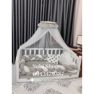 BỘ QUÂY XOẮN HANDMADE SIÊU XINH ,ẢNH THẬT 100%-QUÂY XÁM TRẮNG- TẶNG THÊU TÊN BÉ- VẢI 100%COTTON SIÊU MÁT.