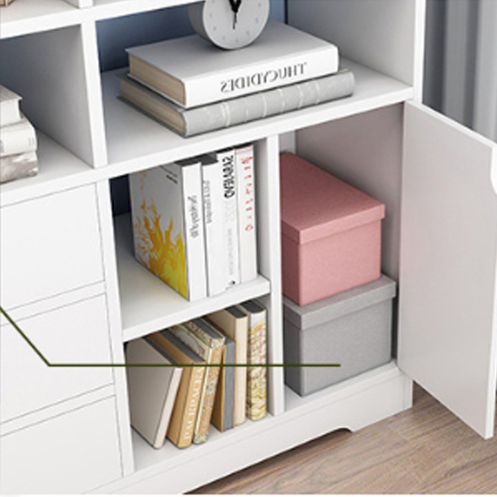 Tủ sách gỗ kiêm vách ngăn, tủ sách văn phòng hiện đại DH-BGK2019 | BigBuy360 - bigbuy360.vn