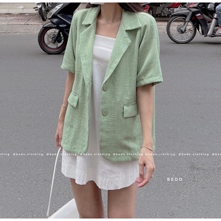 ÁO BLAZER DẠ TWEED