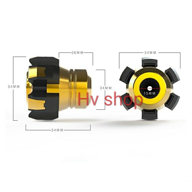 Gu chong do xe may hv shop bộ 2 gù chống đổ trước moto HV 9 cao cấp