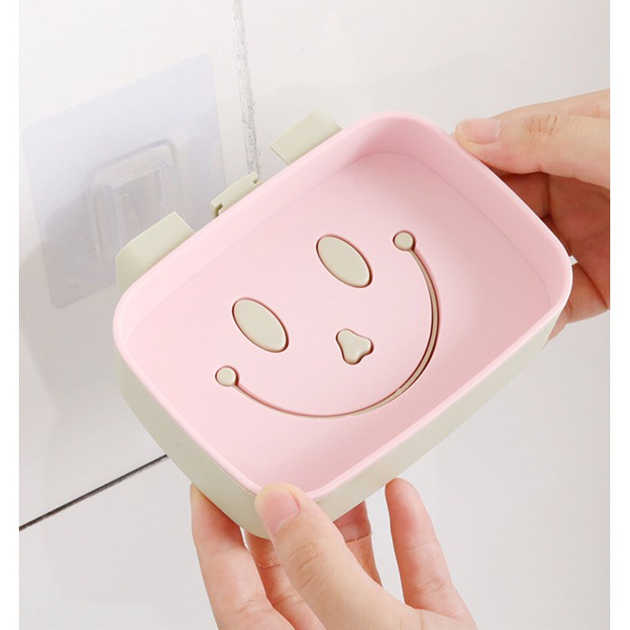 [Tổng Kho Sỉ] Khay Để Xà Phòng Mặt Cười - Để Xà Bông Phòng Tắm