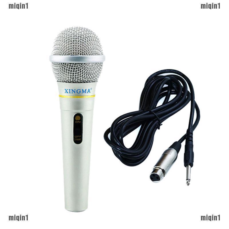 Micro có dây chuyên dụng dùng để hát karaoke và dây cáp