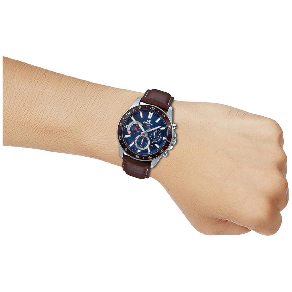 Đồng hồ nam Casio Edifice EFV-570L-2AVUDF dây da Chính Hãng