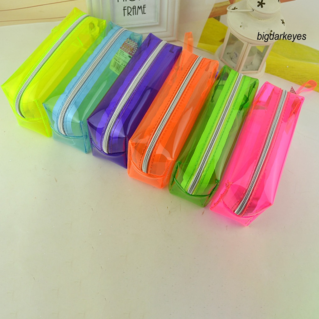 Túi Đựng Bút Chì Bằng PVC Trong Suốt Sức Chứa Lớn