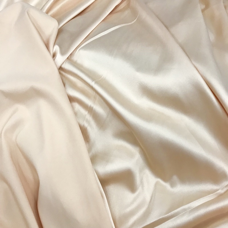 Vải phi bóng màu nude siêu mềm đẹp 1mx1,5m