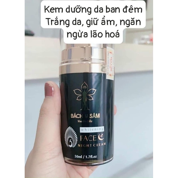 Kem Đêm Bách Y Sâm  -  Dưỡng Trắng Mờ Nám Hoàn Hảo