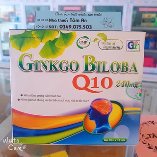 Viên uống gingko biloba q10 bổ não