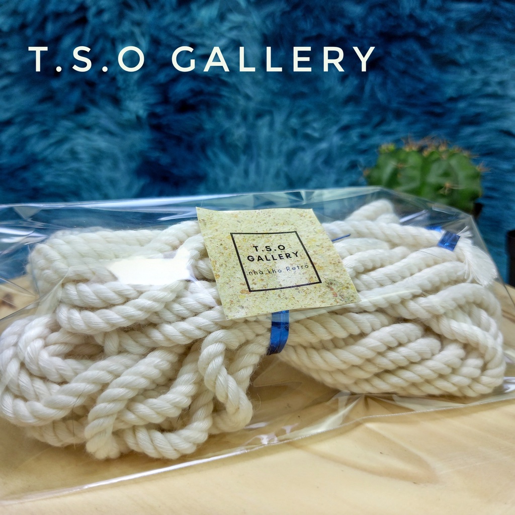 ( TP.HCM) T.S.O 5 MÉT DÂY TƯỚI CÂY CẢNH, DÂY BẤC COTTON TỰ TƯỚI CÂY CẢNH, Dây bấc nến, tim đèn dầu, tim đèn cầy