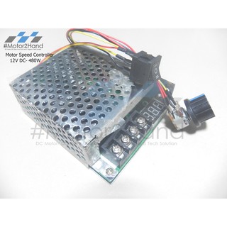 Bộ điều tốc xe điện, điều tốc động cơ chổi than 12V-24V  960W (Dòng tải 40A- Hàng chuẩn)