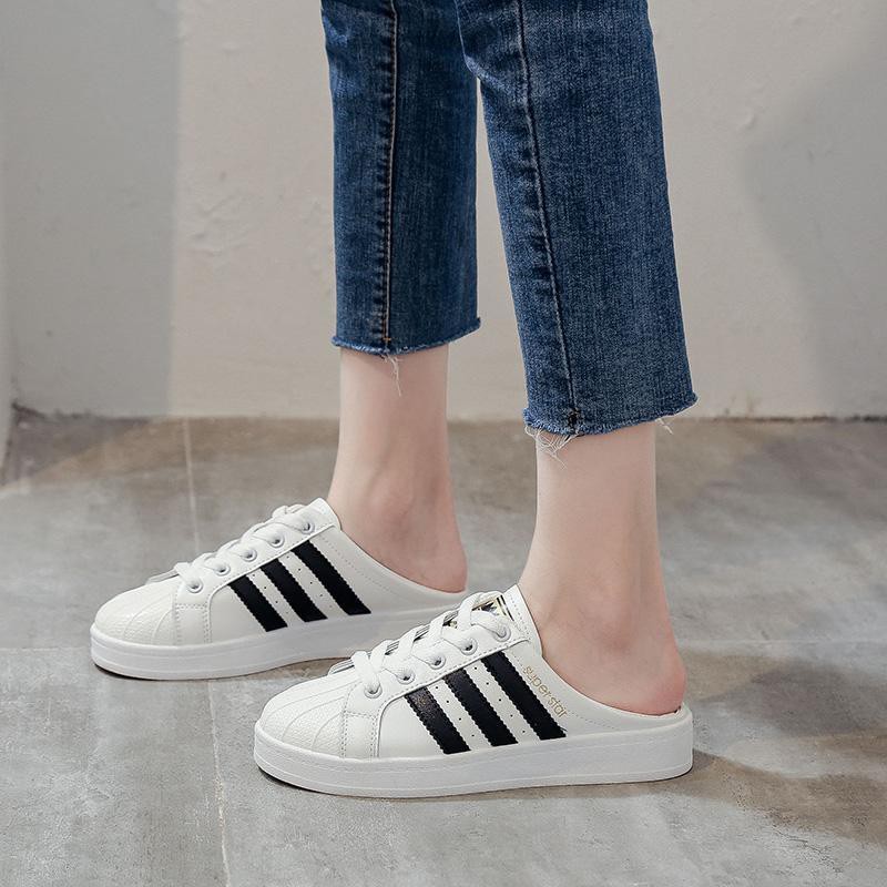 Giày nữ superstar, giày lười nữ hở gót | BigBuy360 - bigbuy360.vn