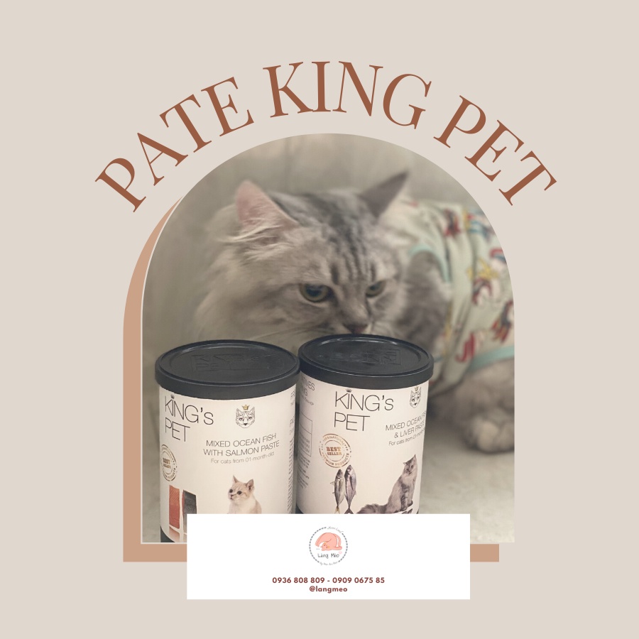 Pate King Pet dành cho mèo 380gr