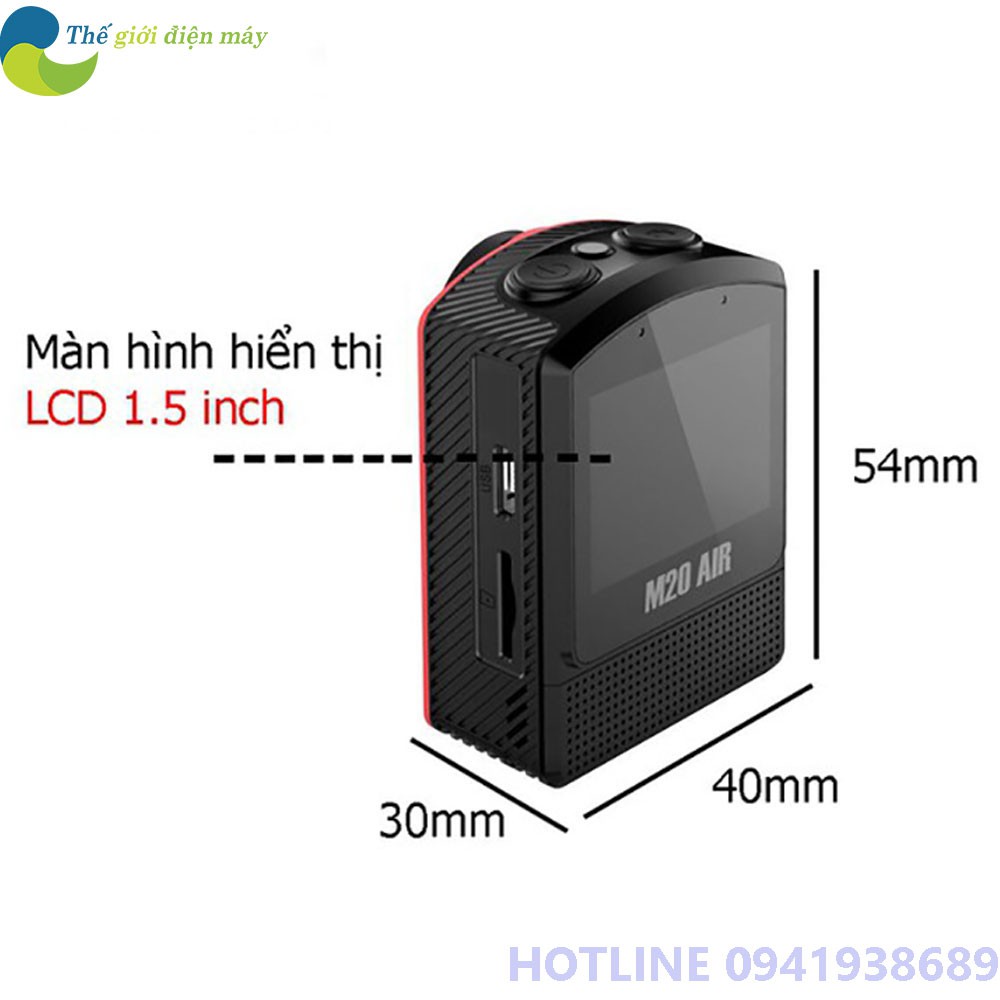 Camera hành trình, camera hành động ACTION CAMERA SJCAM M20 AIR - Bảo hành 12 tháng - Shop Thế Giới Điện Máy