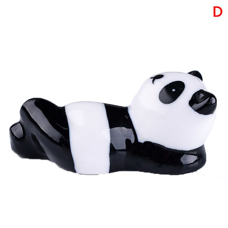 Giá Đỡ Đũa Bằng Sứ Hình Gấu Trúc Hoạt Hình Dành Cho Nhà Bếp