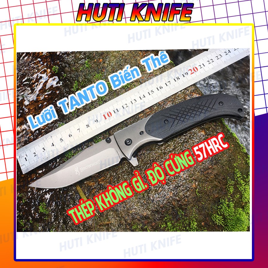 Dao phượt gấp gọn Browning tanto biến thể HUTI KNIFE