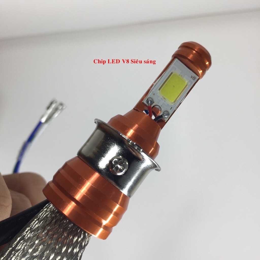 Đèn pha led CYT  siêu sáng, Đèn led đuôi công tản nhiệt gắn cho xe ga xe số  - DLCYT