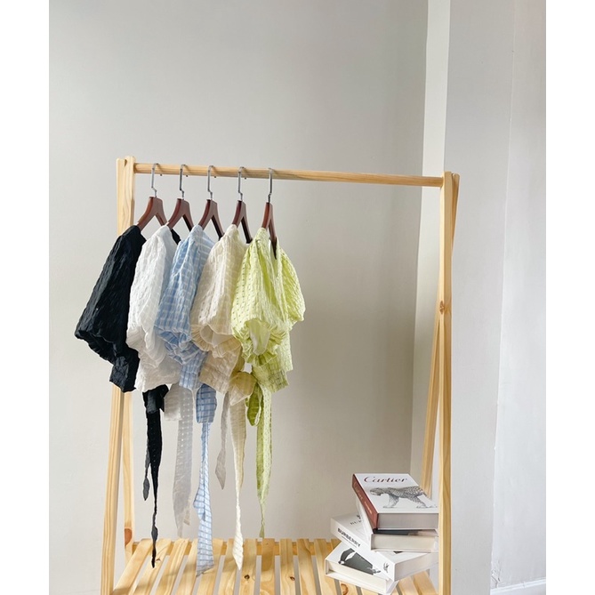 Áo croptop cột nơ lưng