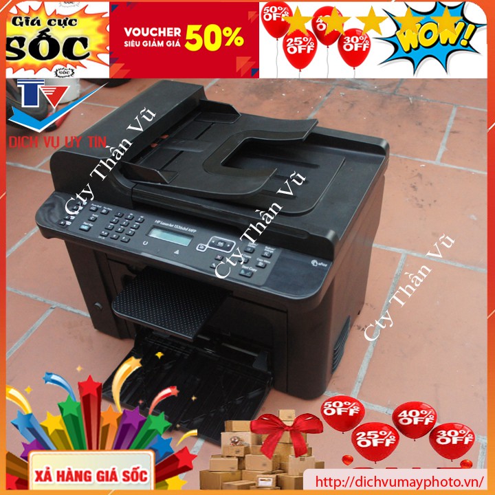 Máy in cũ HP đa năng M1536DNF like new in 2 mặt tự động in mạng có photocopy scan ADF chạy ổn định