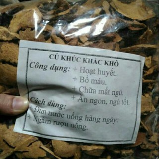 Sỉ như lẻ củ khúc khắc khô 500g - 1kg